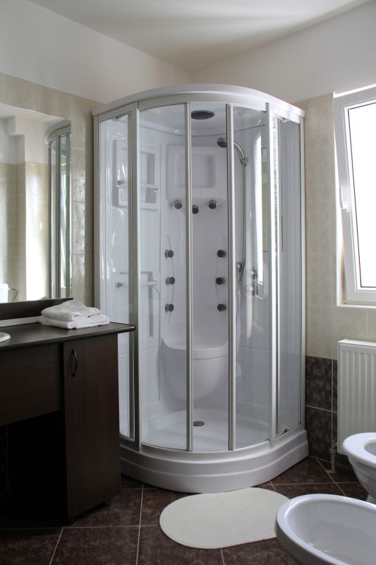 Walk-In Shower with Natural Light
